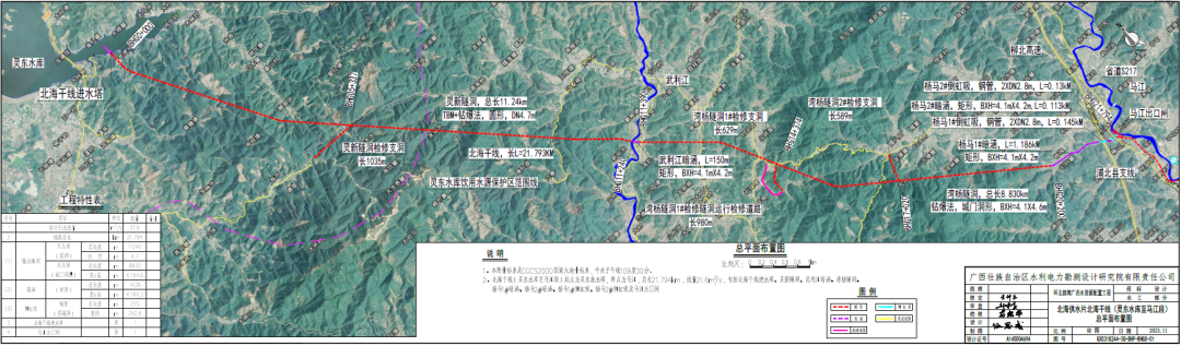 Beibu Gulf Water Resources Allocation Project Map
