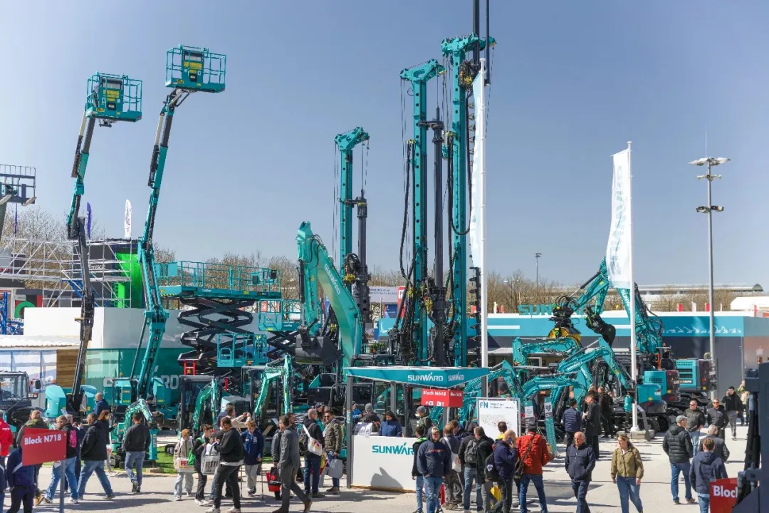 Sunward Booth at bauma 2025 Munich