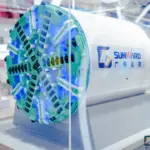 Sunward TBM booth at bauma CHINA 2024 Shanghai