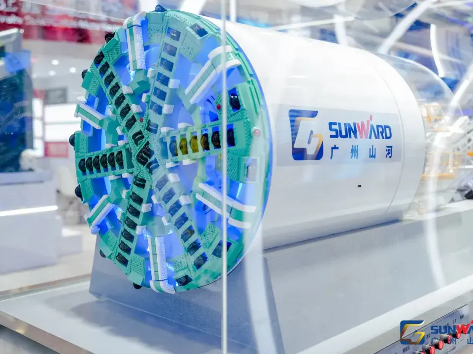 Sunward TBM booth at bauma CHINA 2024 Shanghai