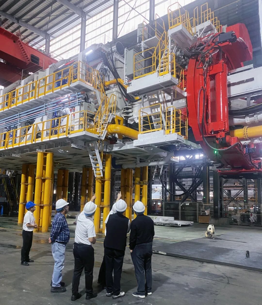 Sunward 12.12 meter large-diameter shield machine in the manufacturing workshop