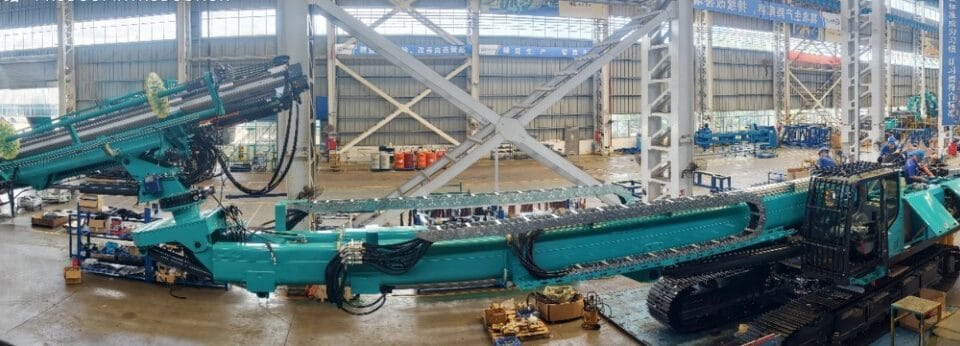 Sunward GSBP-DZM multifunctional slope drilling, grouting and anchoring rig.
